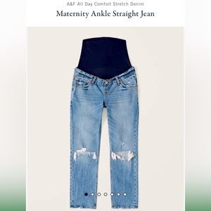 Abercrombie Maternity Ankle Straight Jean